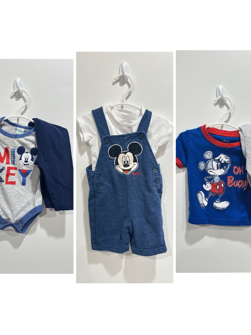3 for $25 Disney Mickey Mouse Boy Clothing 3-6 months